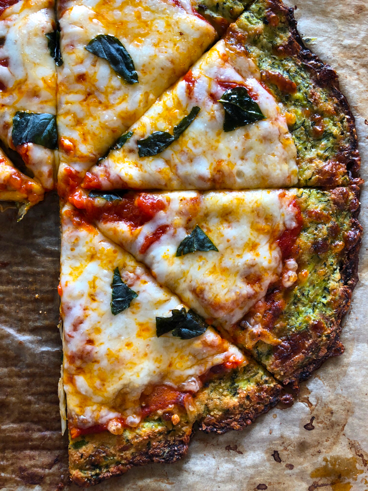 Zucchini Pizza Crust!&nbsp;Low carb and so delicious! You won't believe this is a&nbsp;Zucchini Pizza Crust! Read the entire recipe to see my secret ingredient!&nbsp;