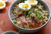Instant Pot Chicken Ramen! Have homemade chicken ramen on your table in about 25 minutes! So flavorful and delicious!!