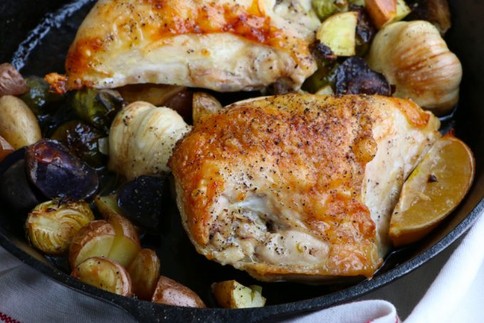 skillet roast chicken