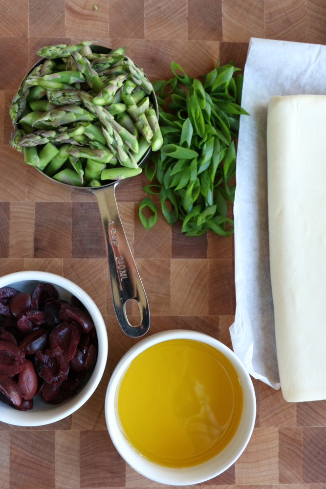 Asparagus Goat Cheese Tart! From Cook's Illustrated new cookbook, Vegetables Illustrated! Flakey and buttery and so good! 