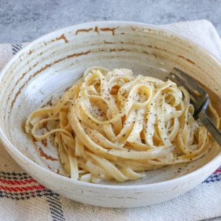 Fettuccine Alfredo with Land O Lakes® Butter with Canola Oil Spread!!! So simple and so easy to make! This will quickly become a family favorite for an easy weeknight dinner! 