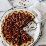 Classic Pecan Pie made with Land O Lakes® Unsalted Butter! The perfect pie to make for the holidays! We hope you enjoy!