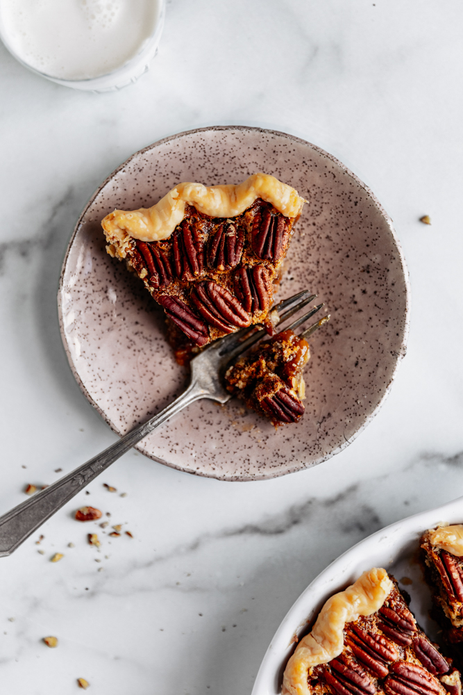 Classic Pecan Pie made with Land O Lakes&reg; Unsalted Butter! The perfect pie to make for the holidays! We hope you enjoy!
