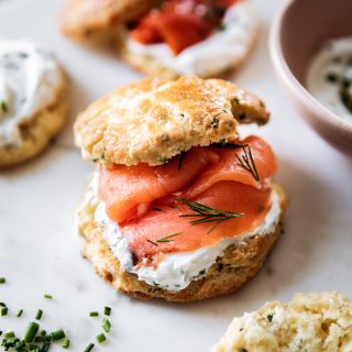 Authentic Ireland: Food Tours and Herb Scones. Learn how to make delicious savory, herb scones with a fresh chive cream and smoked salmon.