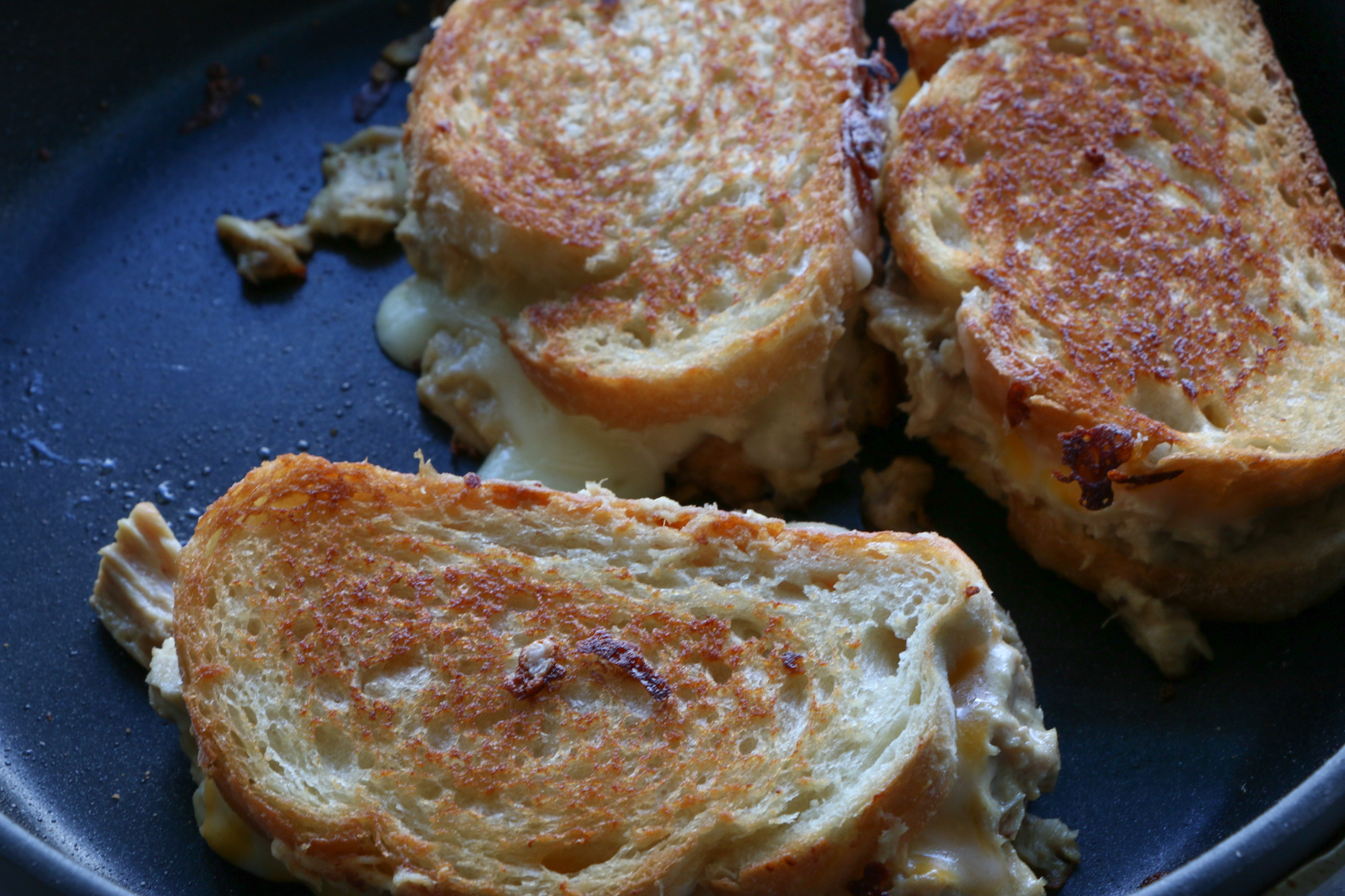 Simple Lunch Idea, Tuna melt sandwiches
