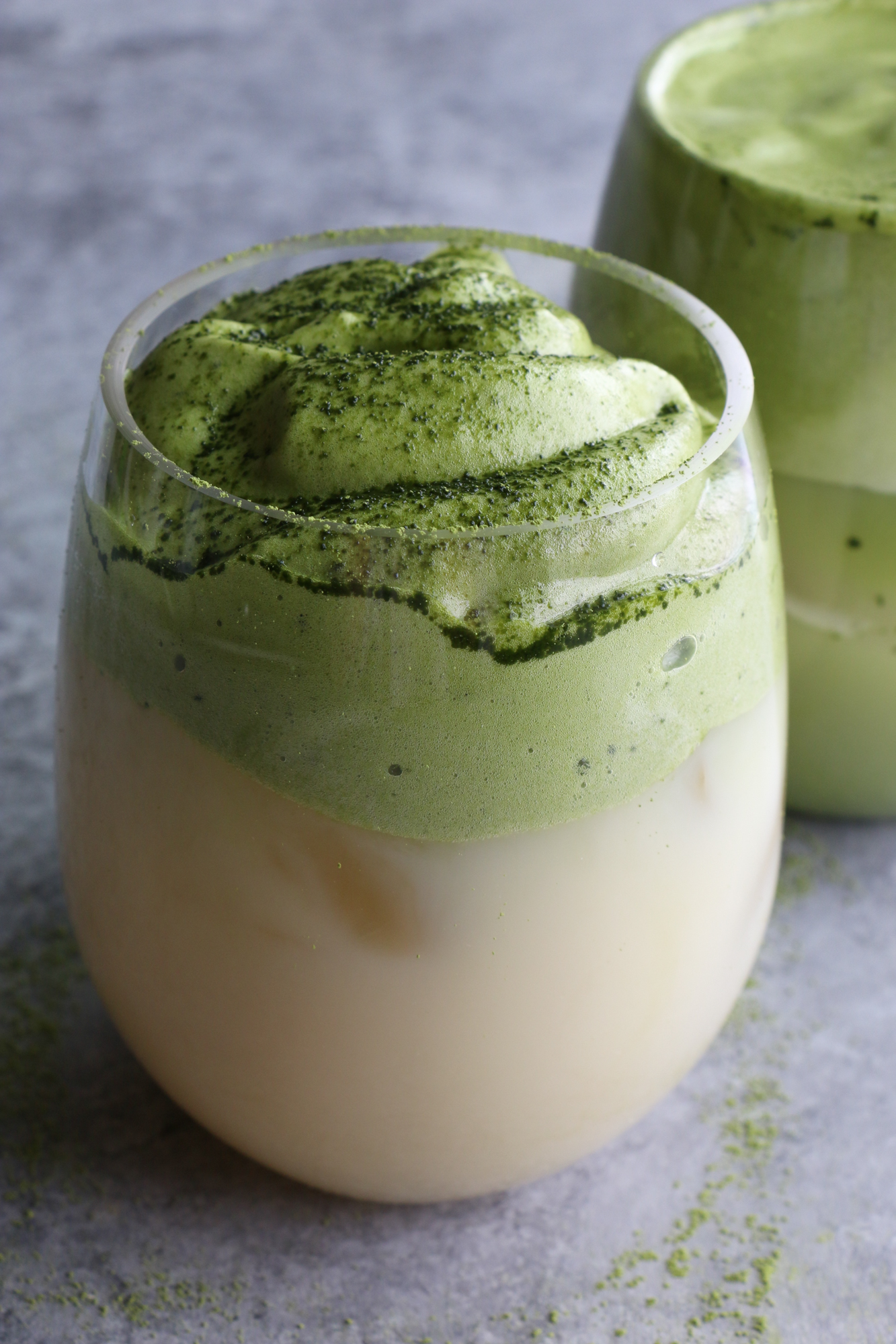 Dalgona Coffee + Whipped Matcha! The coffee sensation that is all over the internet! Dalgona coffee is the whipped coffee and I also made a whipped matcha version! They are both so good!
