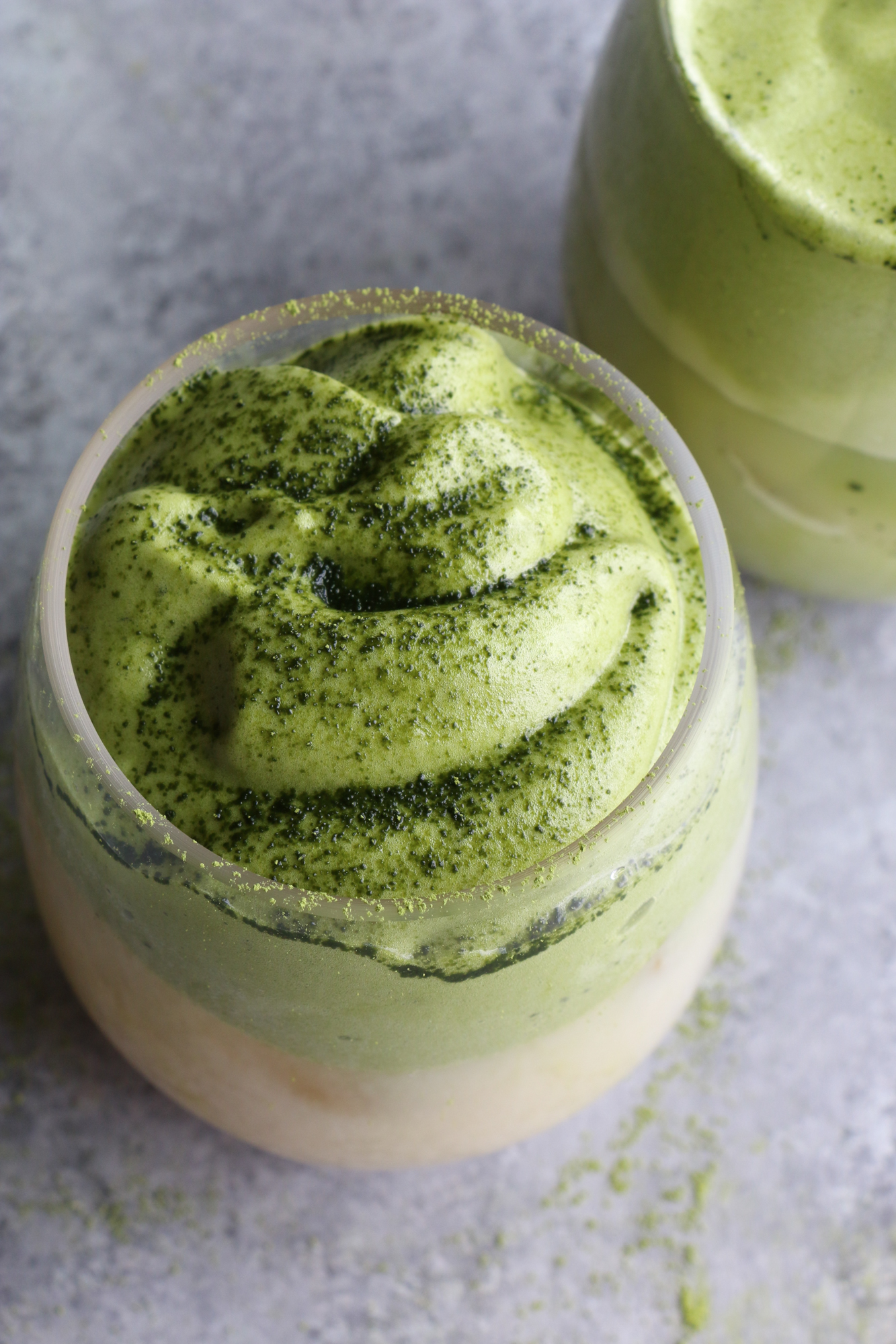 Dalgona Coffee + Whipped Matcha! The coffee sensation that is all over the internet! Dalgona coffee is the whipped coffee and I also made a whipped matcha version! They are both so good!