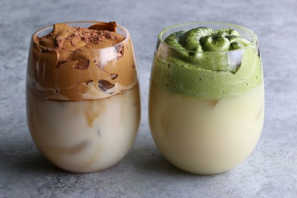 Dalgona Coffee + Whipped Matcha! The coffee sensation that is all over the internet! Dalgona coffee and I also made a Matcha Dalgona!
