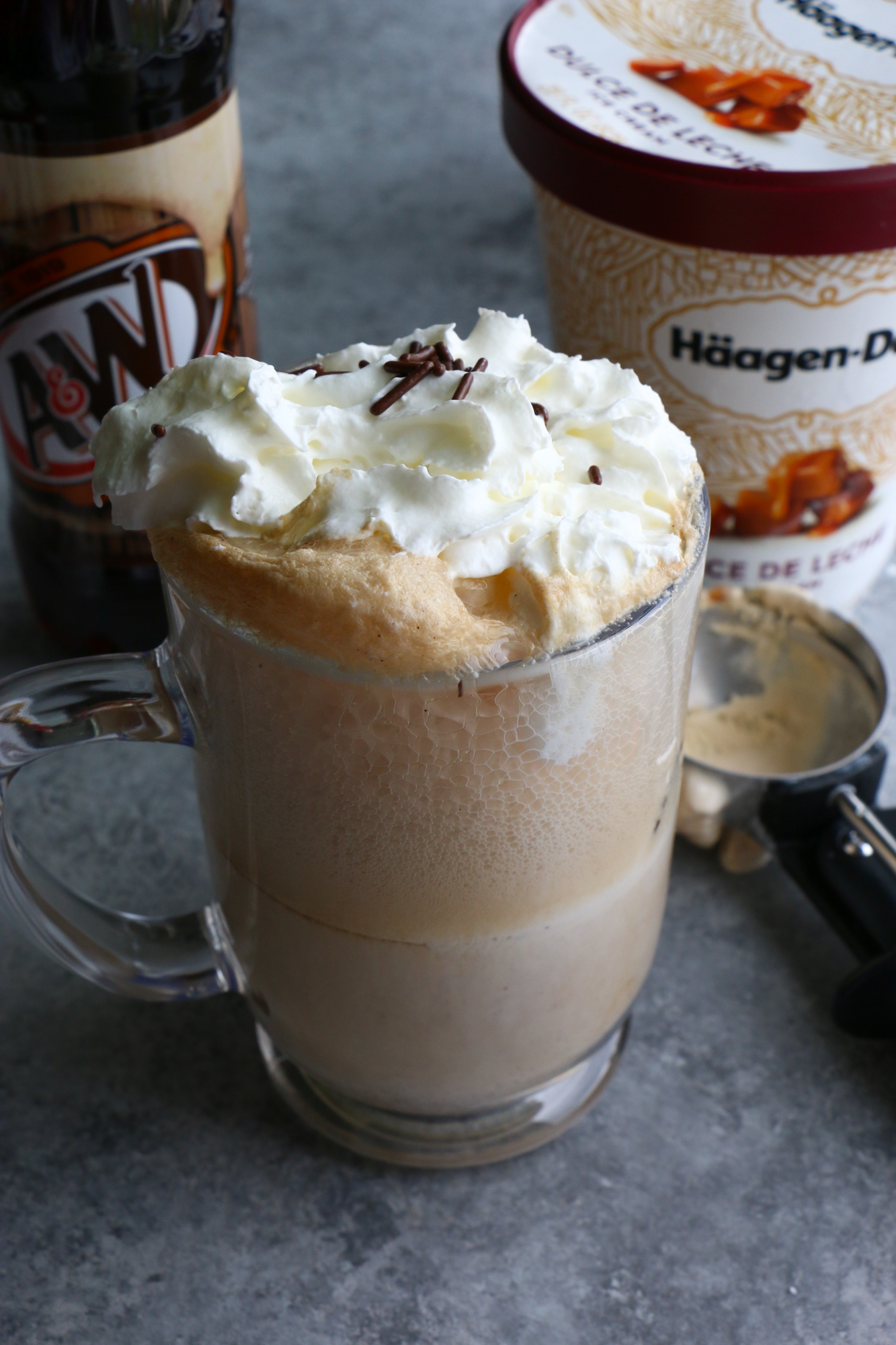 Classic Root Beer Floats!! I haven't had a root beer float in ages! It's time to take it back to the easy, simple classics. Make yourself one today! It's delicious!