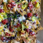 Fridge Foraging Sheet Pan Nachos! I was able to put together glorious and delicious sheet pan nachos using what I have in my fridge.