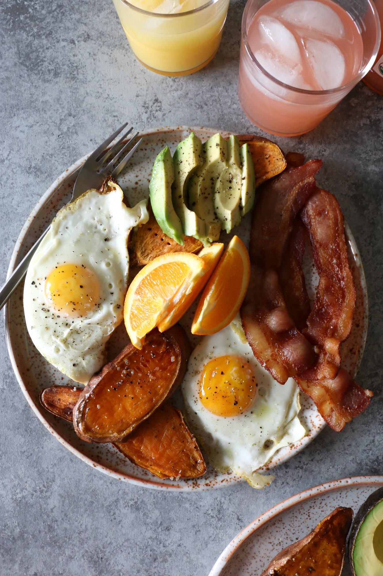 Sweet Potato Toasts for Breakfast. Low carb. Delicious and satisfying. This might be the new way to have breakfast in the morning.