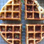 How To Make Zucchini Waffles! A delicious way to incorporate more veggies into your meal! Break out the waffle baker for this one! Enjoy!