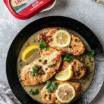 Easy Chicken Piccata! So delicious, so flavorful and looks like it's from a restaurant! The perfect lemon chicken recipe!