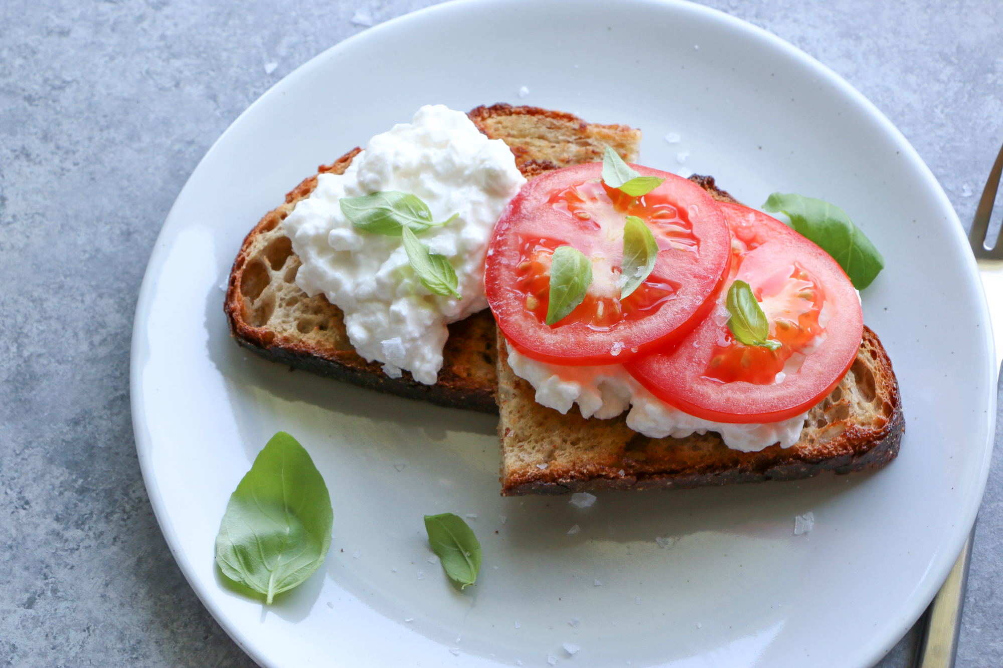 Delicious Cottage Cheese Toasts