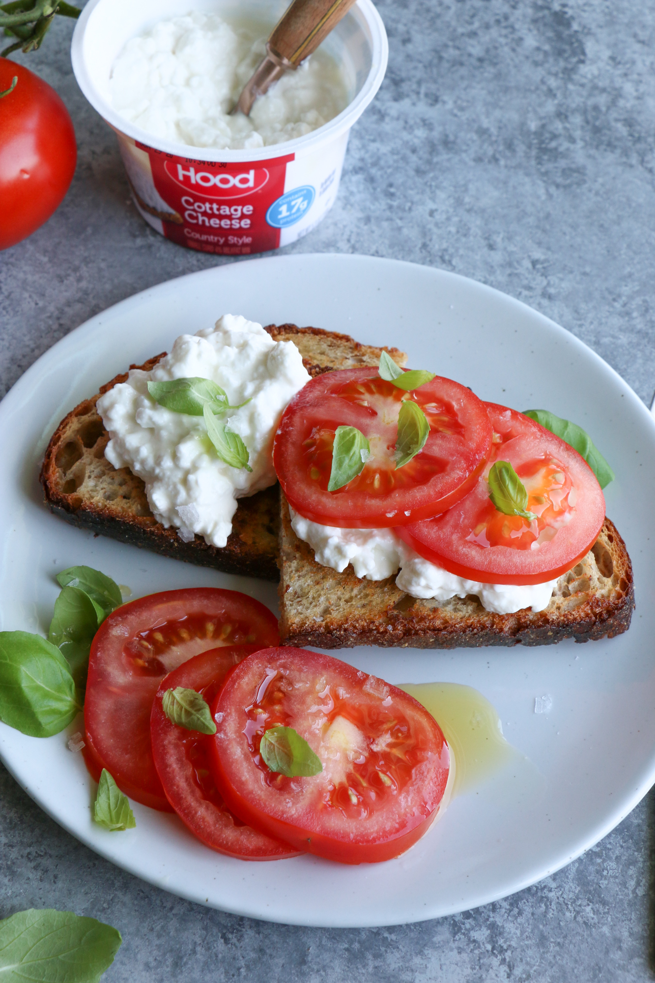 Delicious Cottage Cheese Toasts