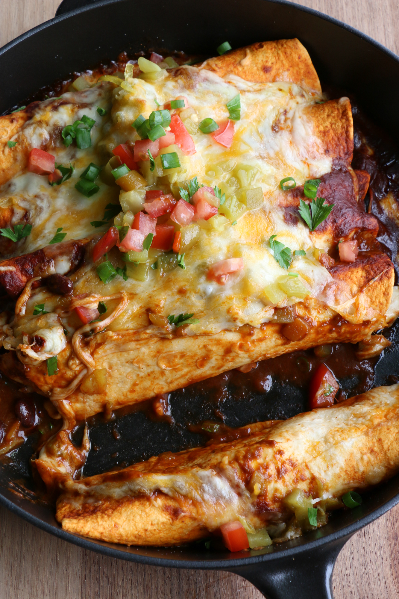 Chicken And Black Bean Enchiladas • Hip Foodie Mom