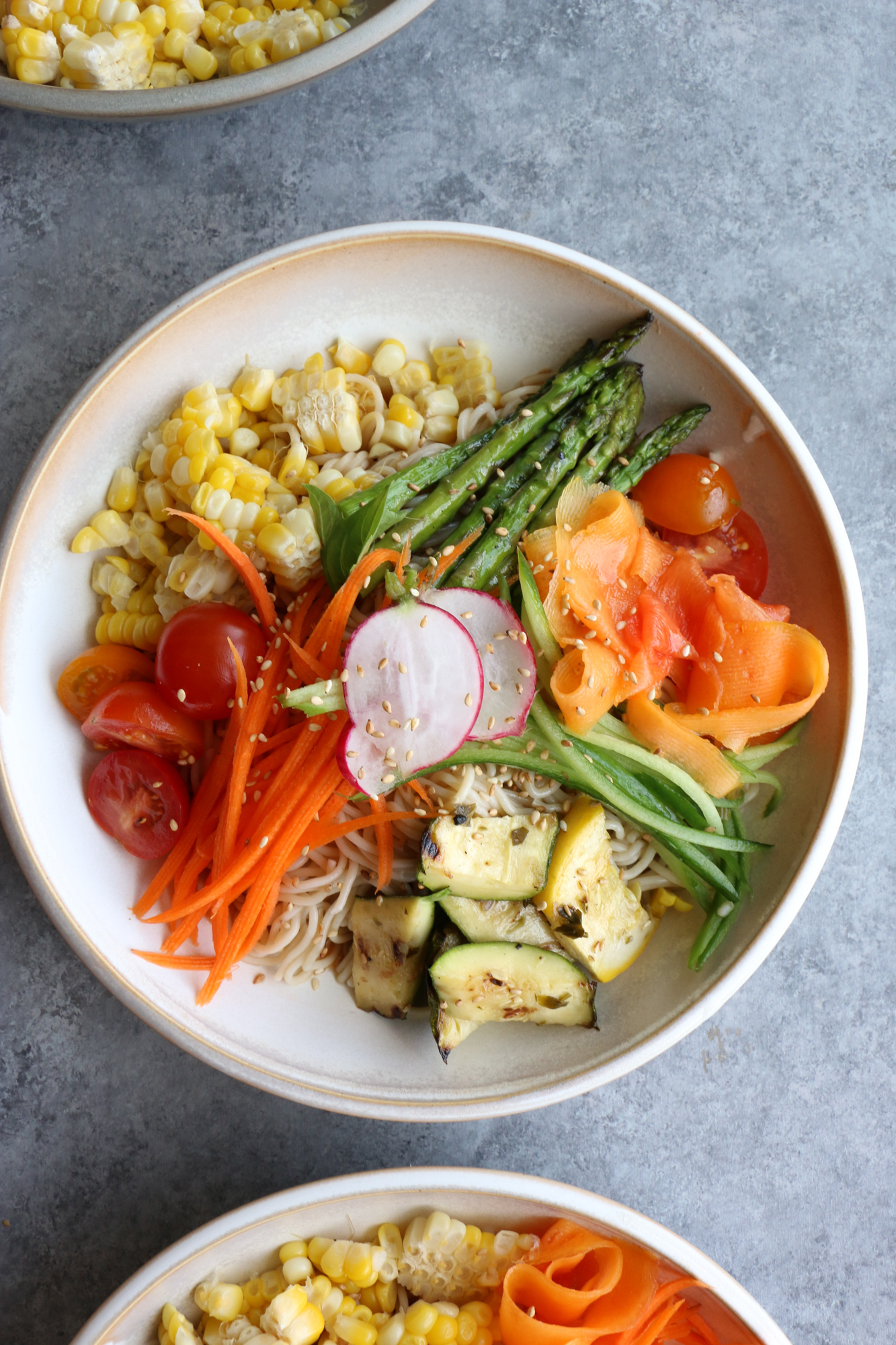 cold ramen noodle bowl