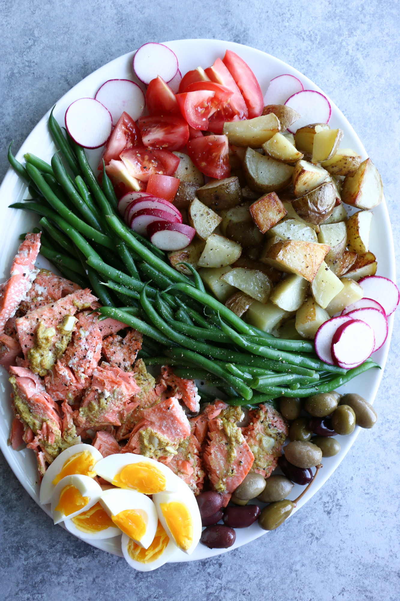 Salmon Nicoise Salad