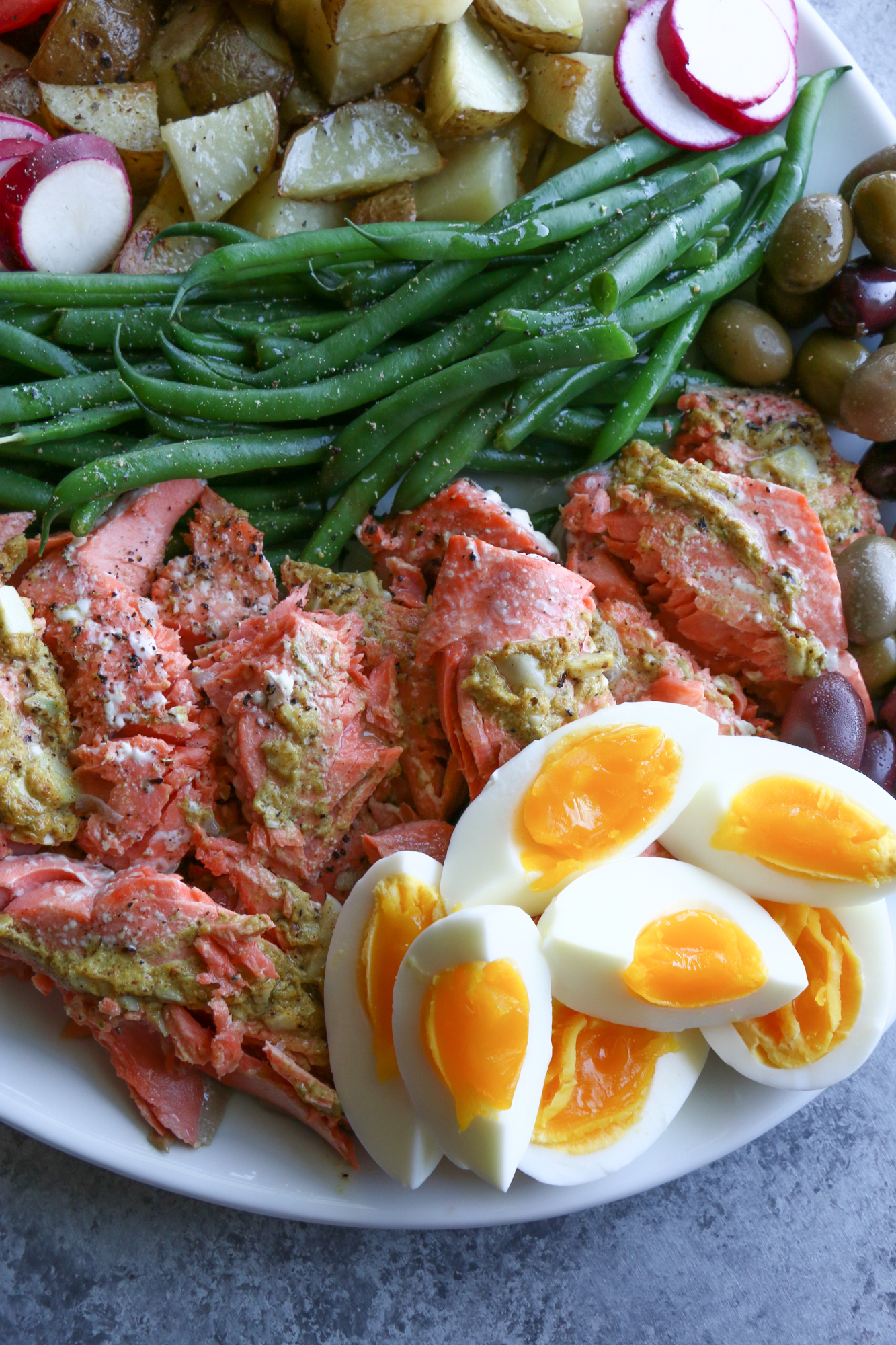 Salmon Nicoise Salad