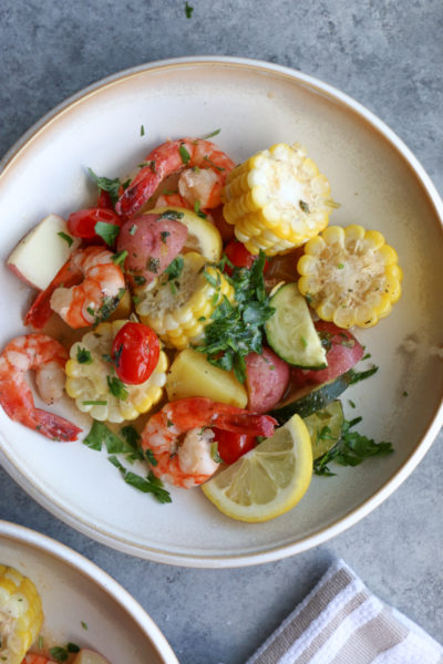 Grilled Shrimp Foil Packets