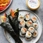 Ahi Yellowfin Tuna Rolls and Hand Rolls made with Chicken of the Sea's new Wild Catch Premium Tuna. So easy to make and delicious!