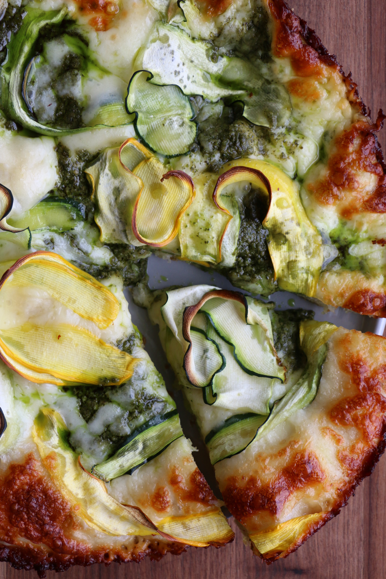 zucchini ribbon pizza