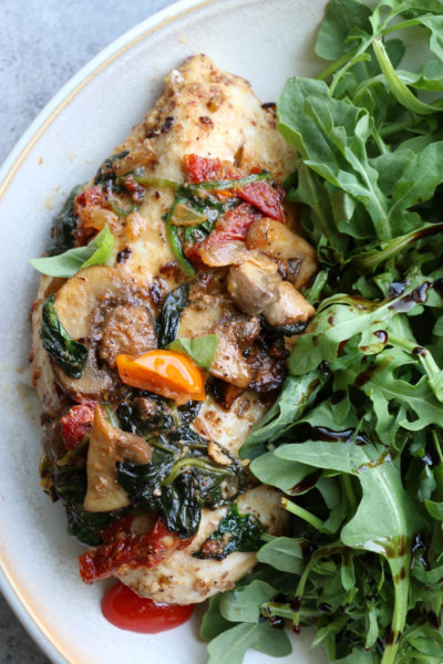 Sun Dried Tomato Parmesan Chicken