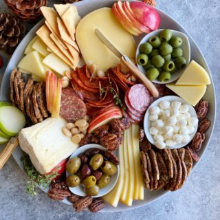 Fall Inspired Cheese Board! Whether you are making a small cheese plate or having a small gathering at home, a cheese plate is the way to go!