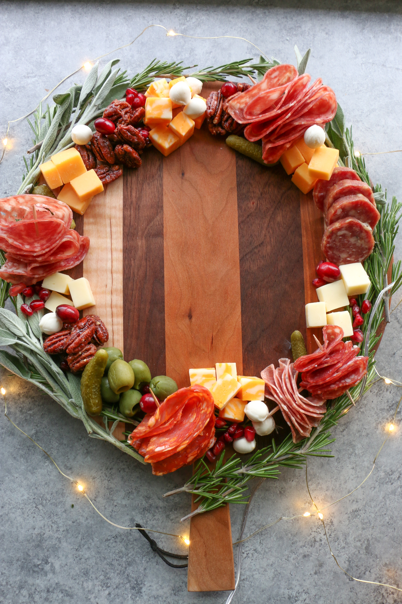 holiday wreath board