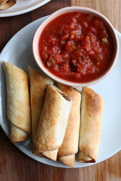 Air Fryer Beef Taquitos using avocado oil. Versatile, so easy to make and made in a fraction of the time in the air fryer! Hope you try the recipe!