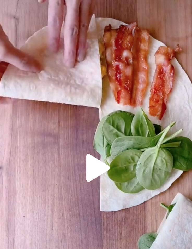 How to fold the tortilla hack method