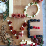 L O V E Cheese Board with Salami Roses. Valentine's Day is right around the corner. Make a L O V E cheeseboard with your loved ones and enjoy!