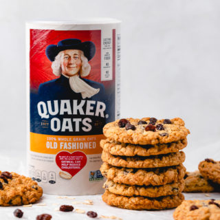 Spiced Oatmeal Raisin cookies! I add spices and oats into my Oatmeal Cookies for added flavor and additional taste and texture!