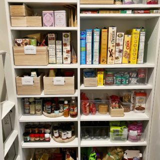 My Organized Pantry + Recipes! If you cook as much as I do, you need an organized kitchen and pantry. These bins helped me to get organized!