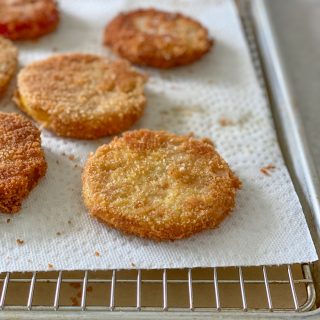 Fried green tomatoes are a classic Southern dish made using sliced unripe green tomatoes. You must try this recipe this summer when tomatoes are in abundance! 