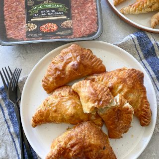 Air Fryer Sausage Puffs made with Carando Meats! Delicious, packed with classic Italian flavor and so easy to make at home!