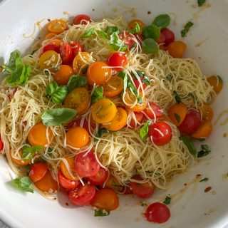 Ina Garten's Summer Garden Pasta! If there was one pasta dish I would tell you to make while tomatoes are at their best, it's this recipe!
