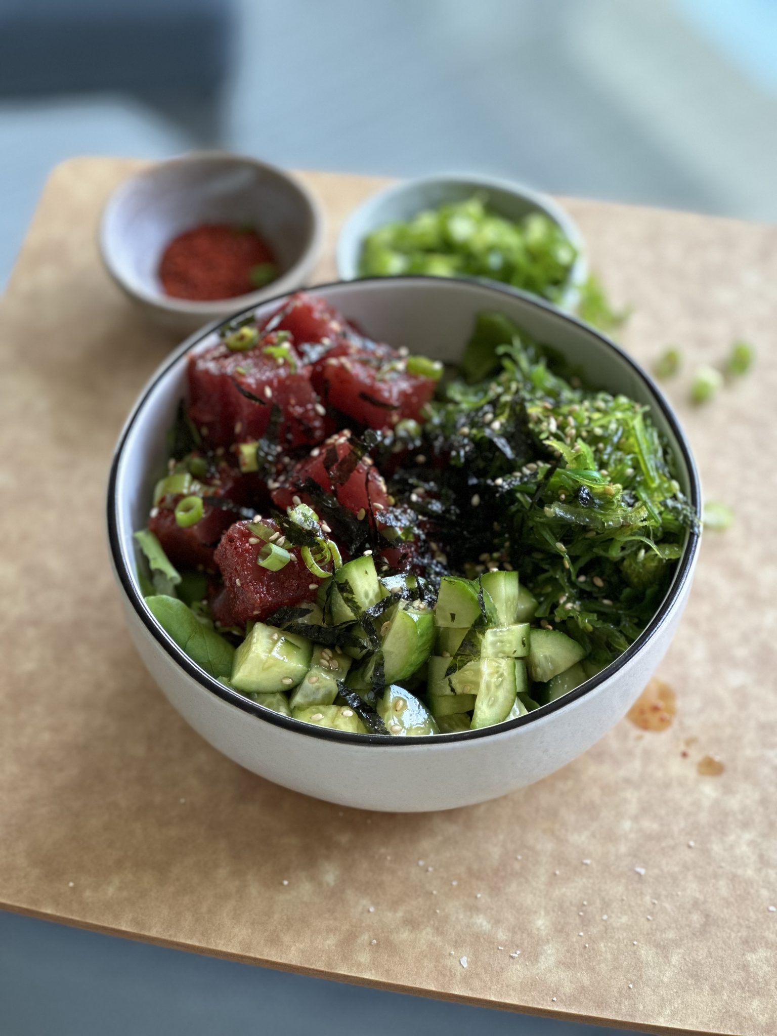 Korean Ahi Poke • Hip Foodie Mom