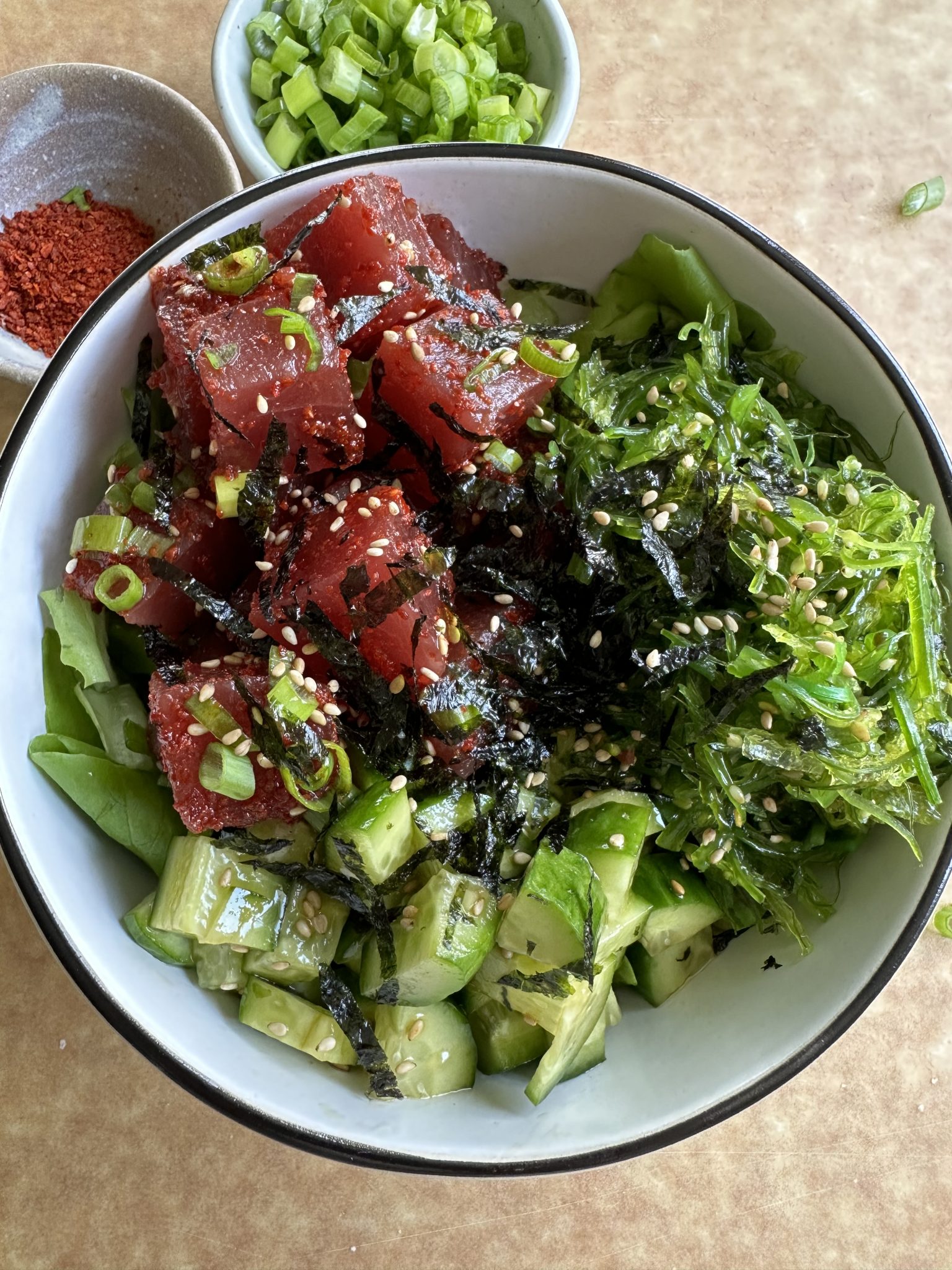 Korean Ahi Poke • Hip Foodie Mom