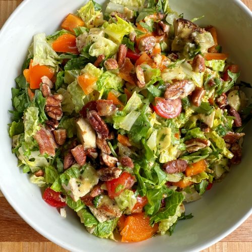 Chopped Salad with Honey Mustard Dressing