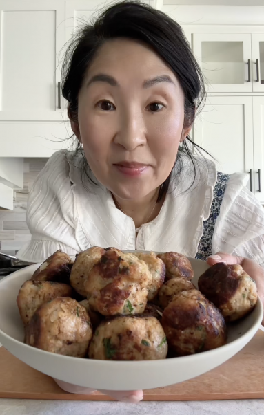 The best Turkey Meatballs! So flavorful and delicious! Filled with parmesan, panko, eggs and more and a secret ingredient!