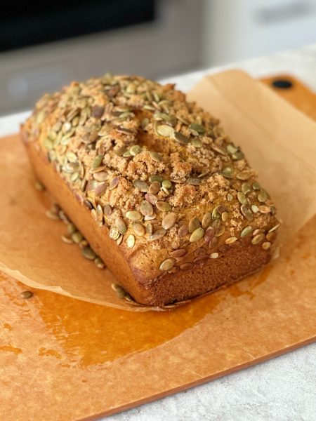 Olive Oil Pumpkin Bread