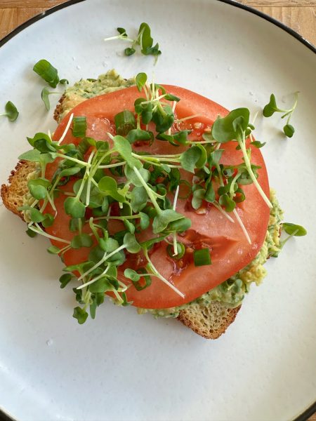 Green Goddess Chickpea Sandwich! So fresh, zippy, delicious and so easy to make! Put this into a sandwich, wrap or salad. Enjoy!