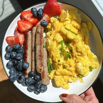 10 Protein Rich Meals and Snack Ideas! For those of us eating lots of protein, this post is for you! Here are 10 fun ways to get more protein!