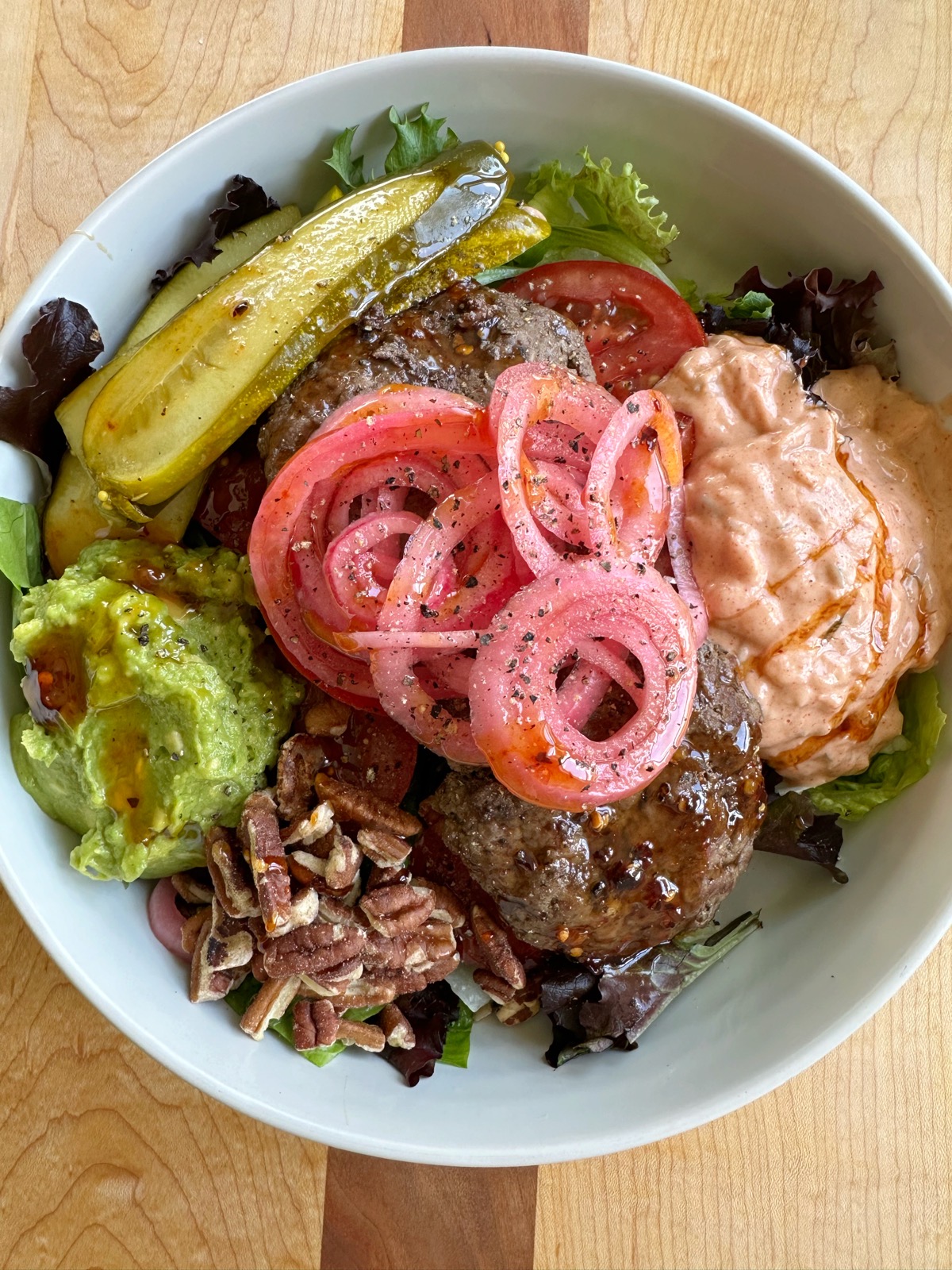 Deconstructed Burger Salad