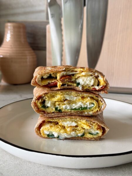 Starbucks Spinach Feta Wrap Copycat Recipe! I have re-created the wrap that everyone loves and made it better! and with more protein!