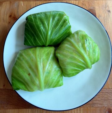 Korean Tuna Ssamjang Cabbage Rolls! Packed with protein and low in calories. Here's a super quick, delicious light snack or meal to try!
